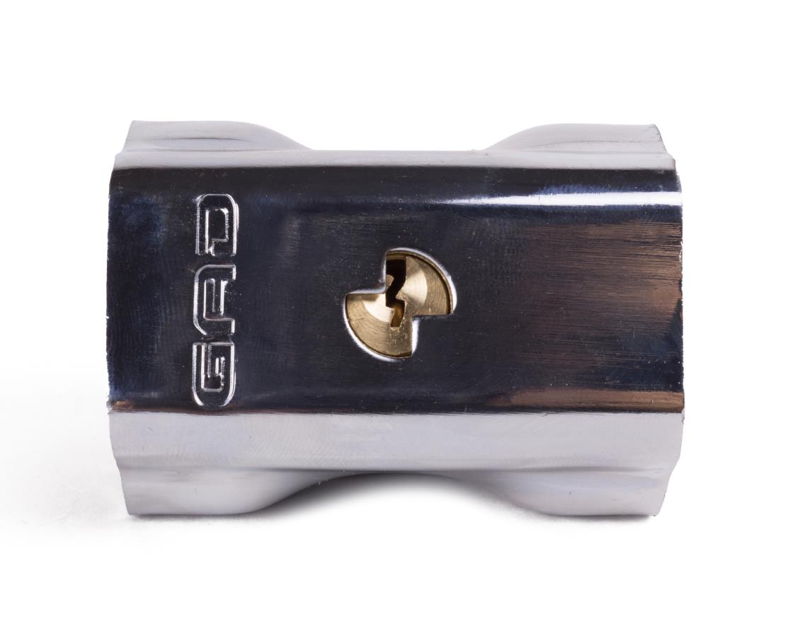 Lock GAD-star with 2 pins 10 mm brass
