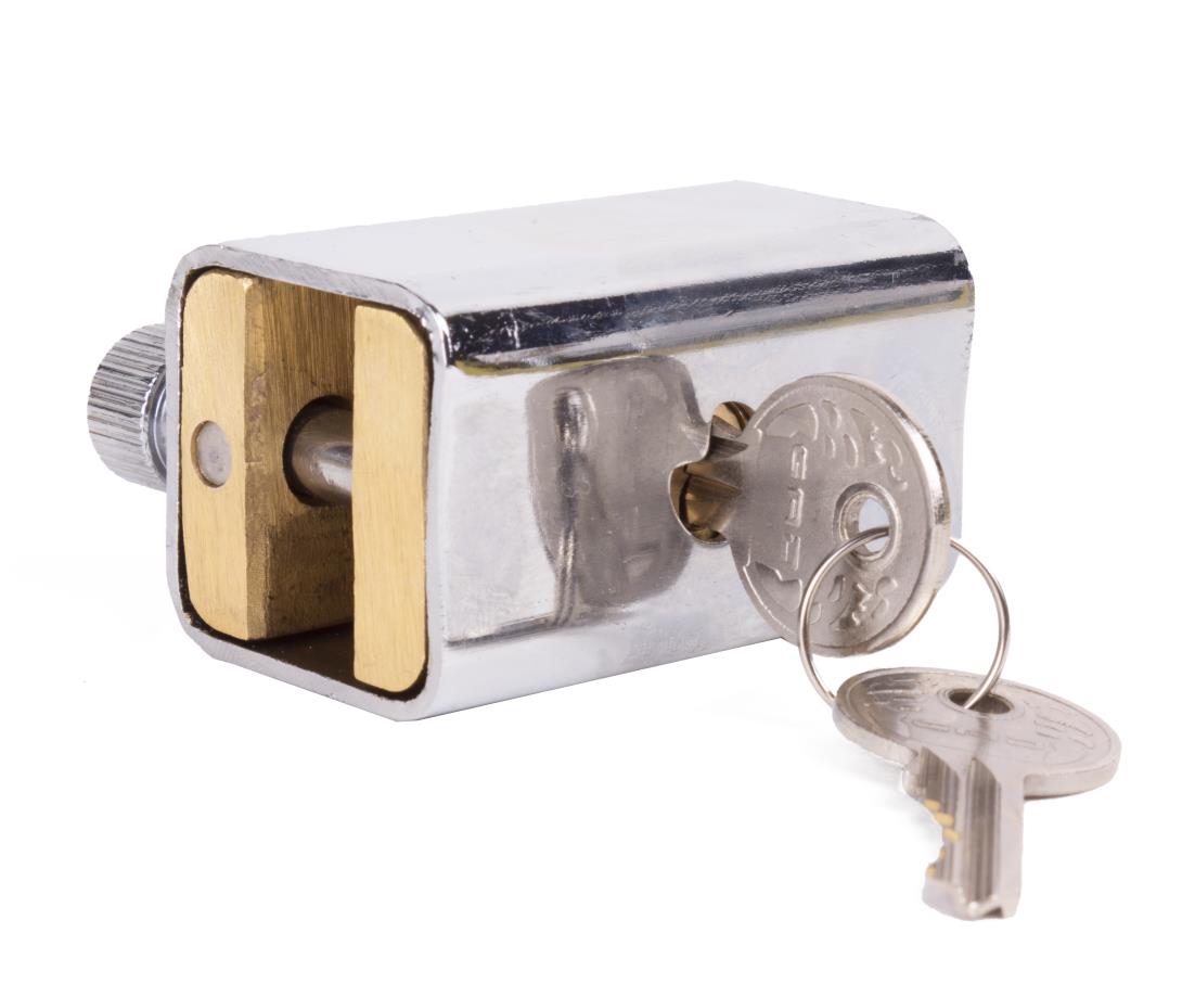 Lock GAD-star with 2 pins 8 mm brass