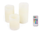 LED candles 3 pcs + remote