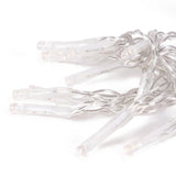 LED decorative light curtain 154 LED 11 strings IP44