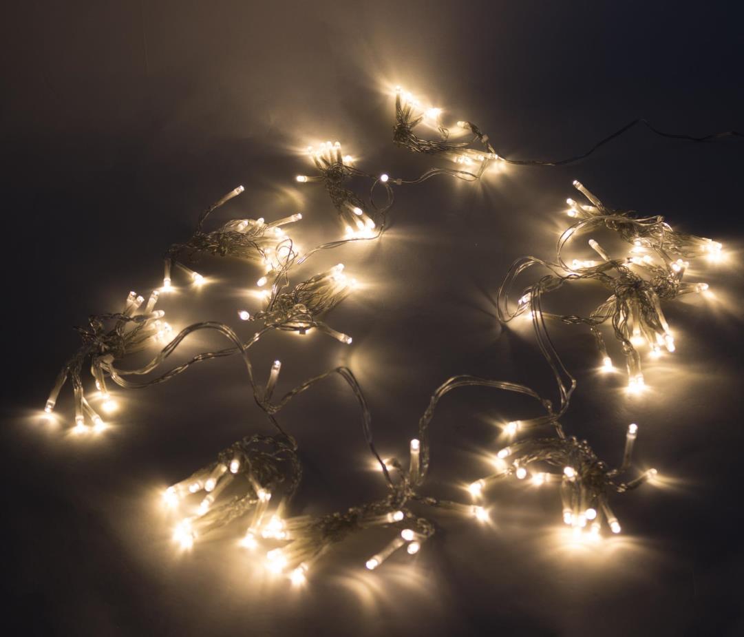 LED decorative light curtain 154 LED 11 strings IP44