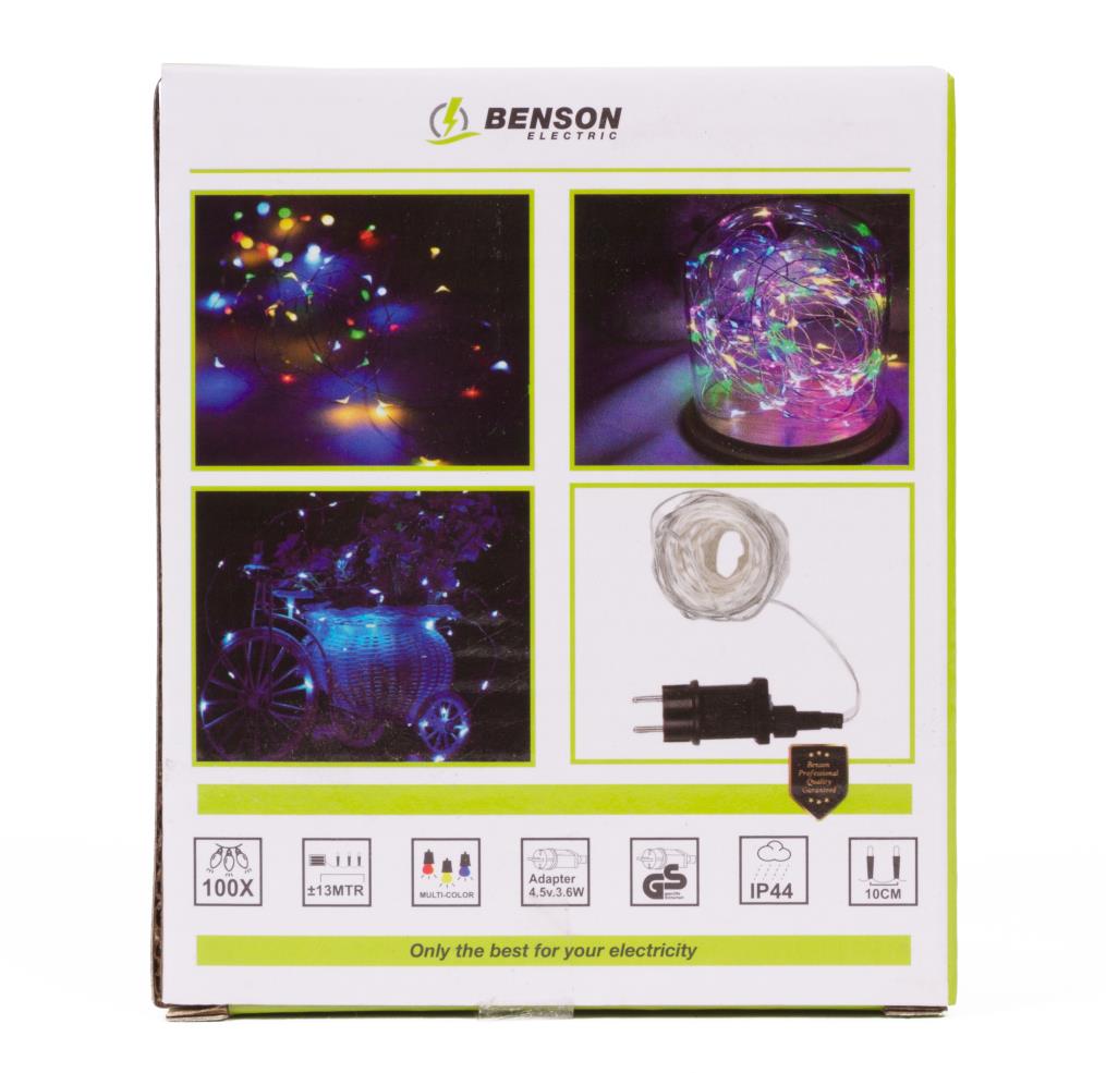 Tuyeau lumineux déco 100 LED 13 m IP44