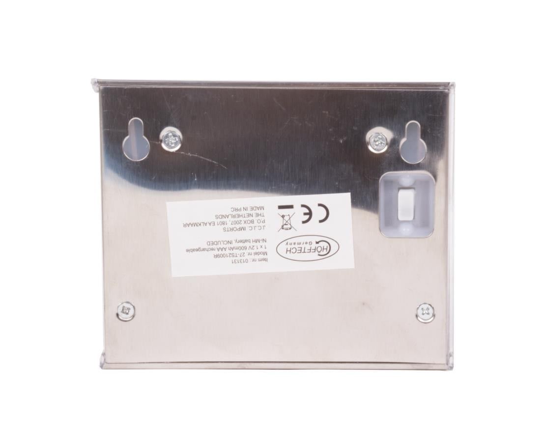 LED wandlamp solar RVS 1.2V 400 mAh 2 dlg