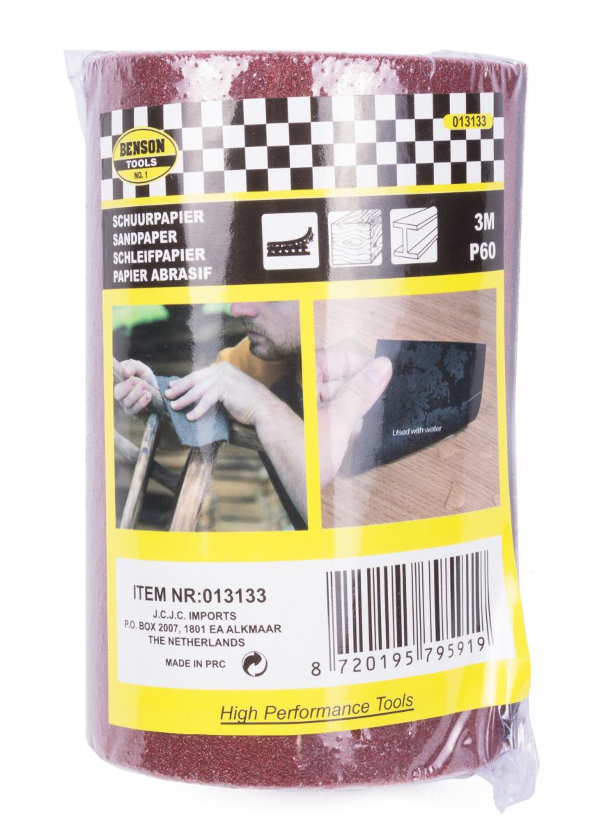 Schleifpapier auf Rolle 3 m P60