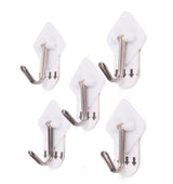 Hook adhesive removable 5 pcs 3,3 x 3,3 cm