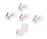 Hook adhesive removable 5 pcs 3,3 x 3,3 cm