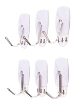 Hook adhesive removable 6 pcs 2,1 x 3 cm