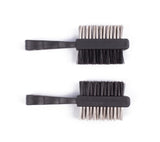 Borstel set 2 dlg staal/ nylon