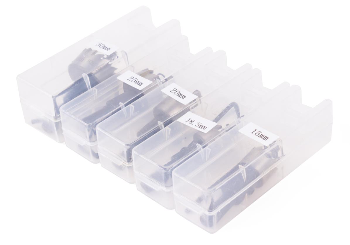Hole saw set HSS 10 pcs 16-30 mm profi