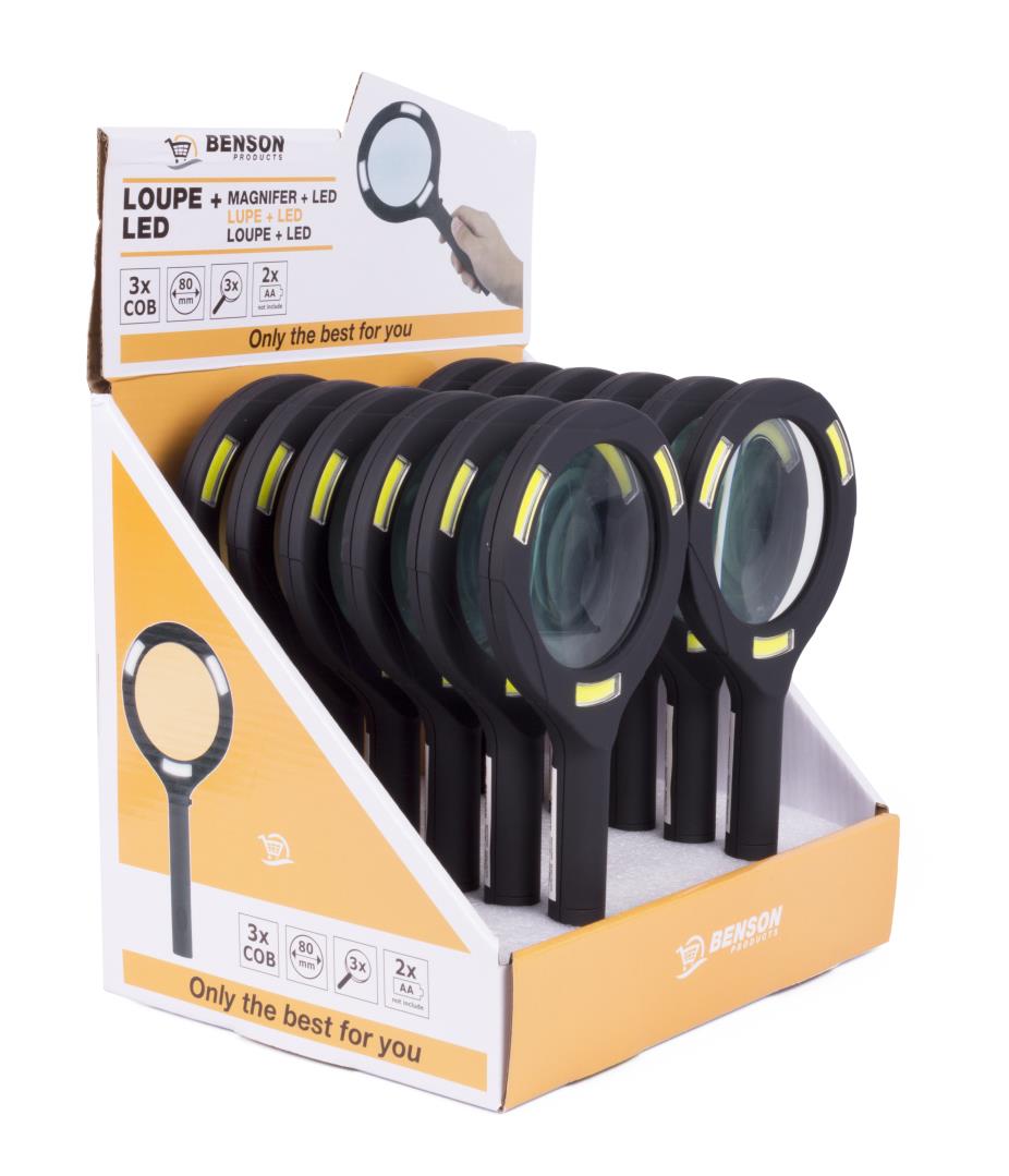 Loupe 3 x COB LED display