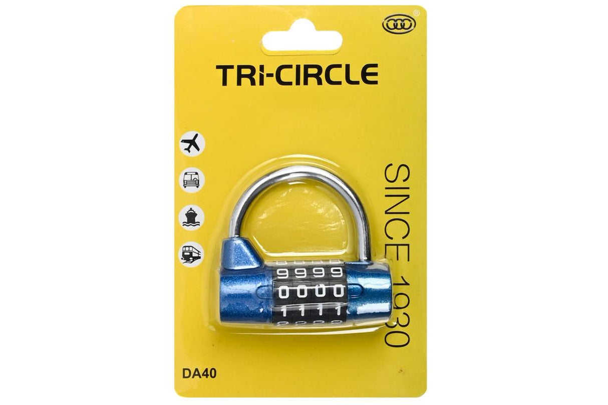 Combination Tri-circle padlock  54 mm