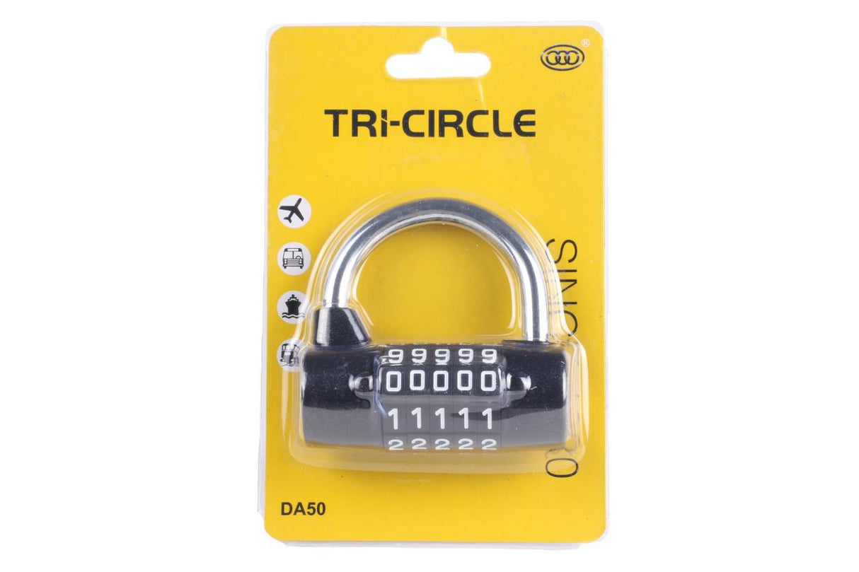 Combination Tri-circle padlock  65 mm