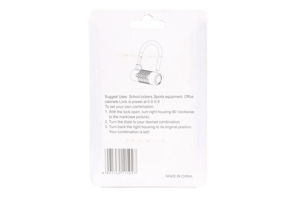 Combination Tri-circle padlock  65 mm
