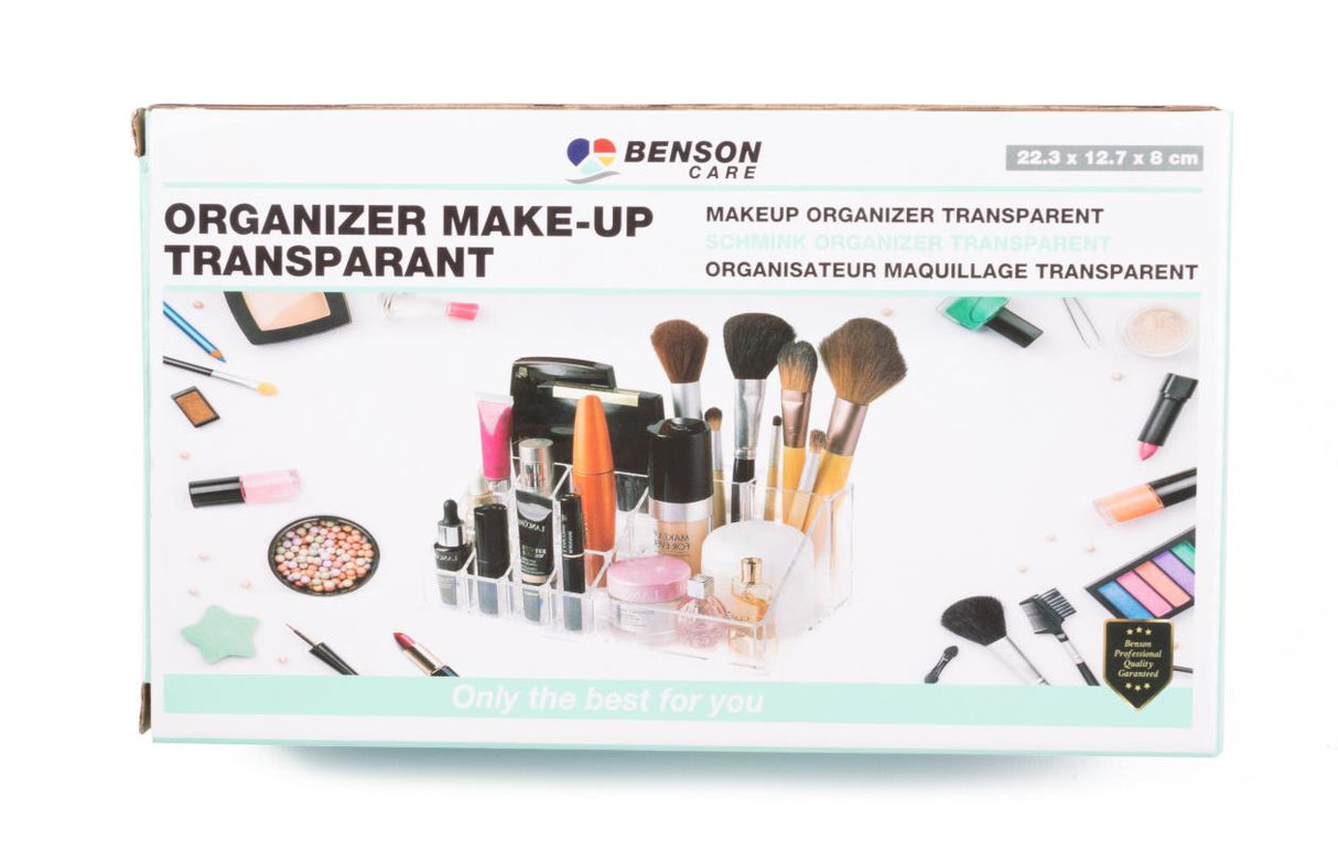 Makeup organizer transparent