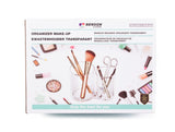 Makeup brushes organizer transparent