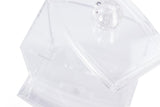 Cotton swabs organizer transparent