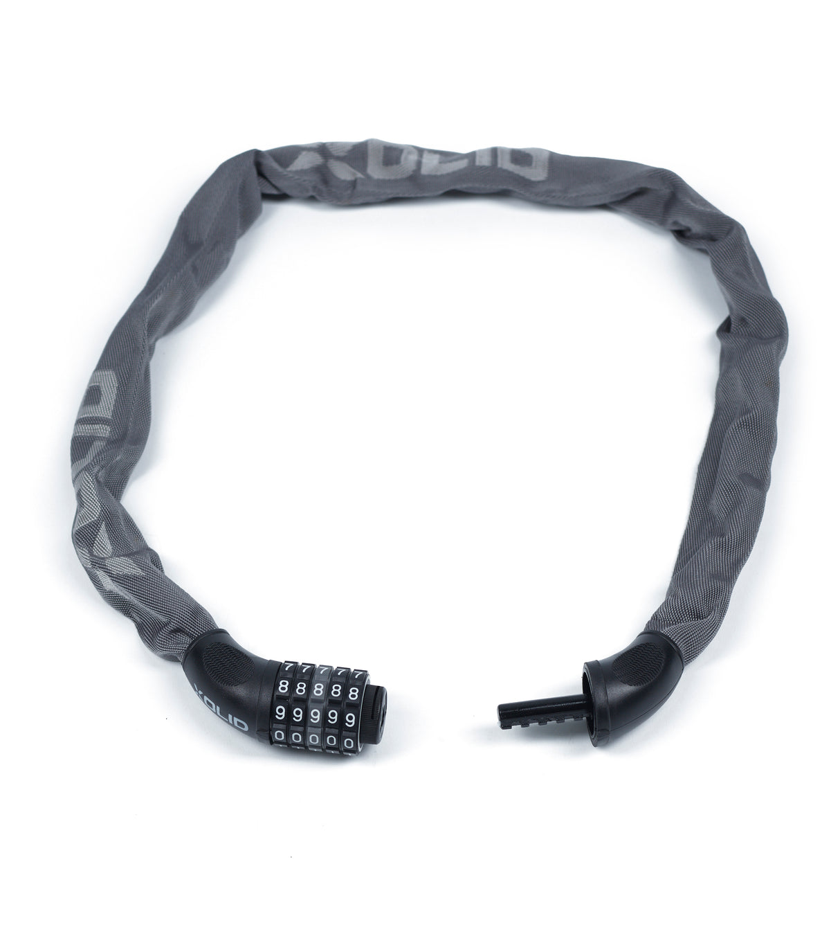 Xolid chain combination lock 6 x 900 mm gray