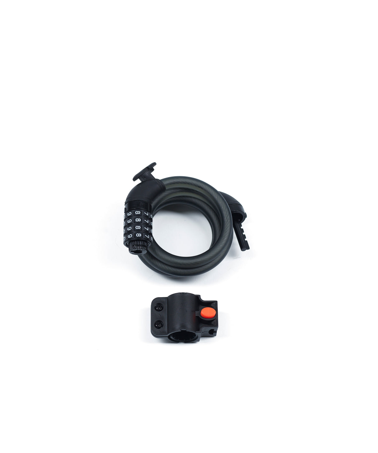 Xolid cable combination lock 12 x 1200 mm black