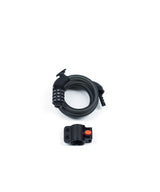 Xolid cable combination lock 12 x 1200 mm black