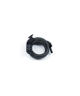 Xolid cable combination lock 12 x 1200 mm black