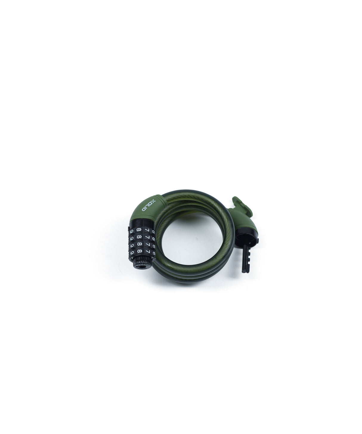 Serrure à combinaison de câble Xolid 12 x 1200 mm vert armée