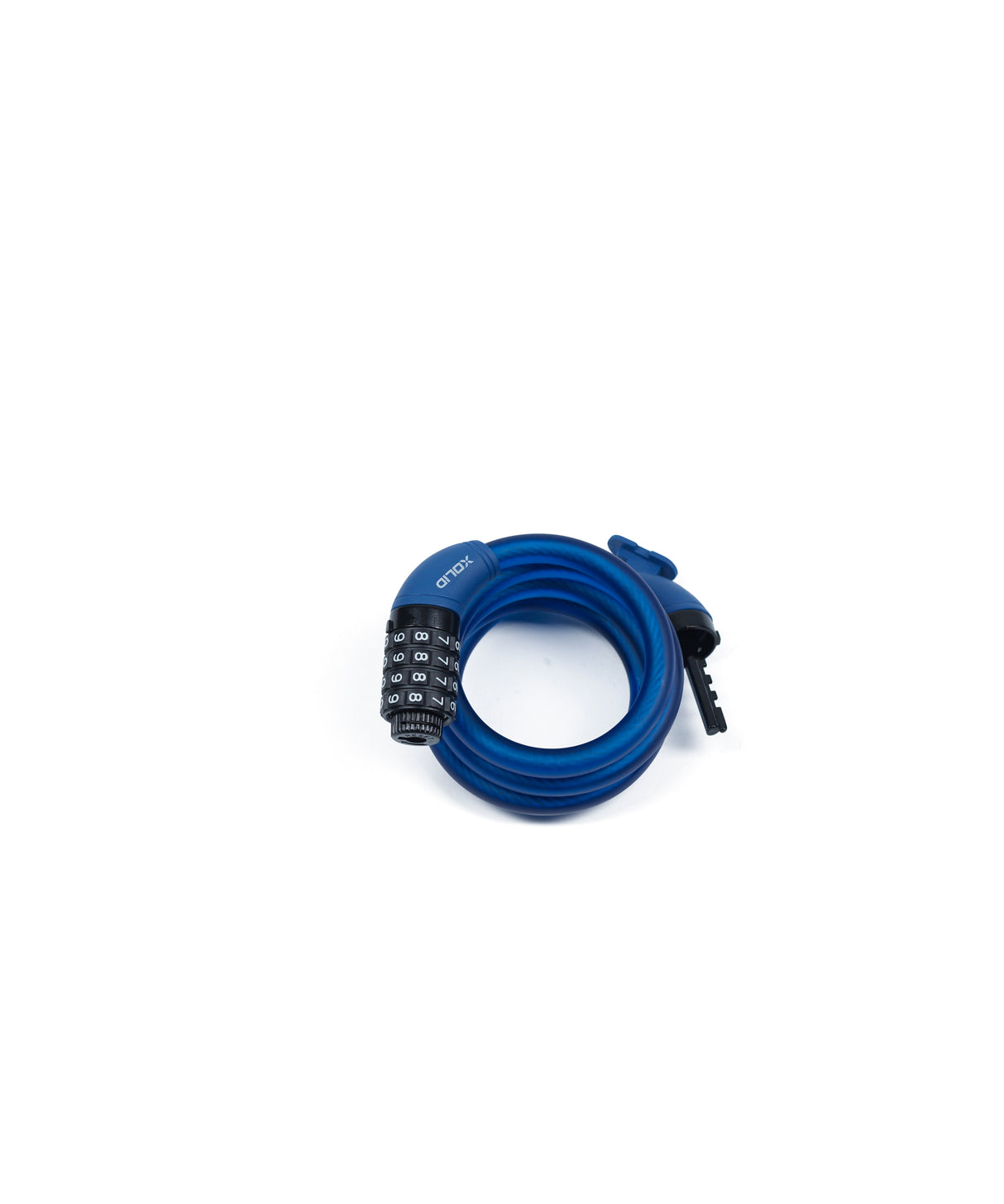 Xolid cable combination lock 12 x 1200 mm marine blue