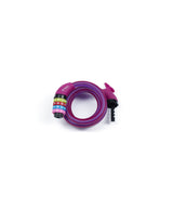 Serrure à combinaison de câble Xolid 12 x 1200 mm violet