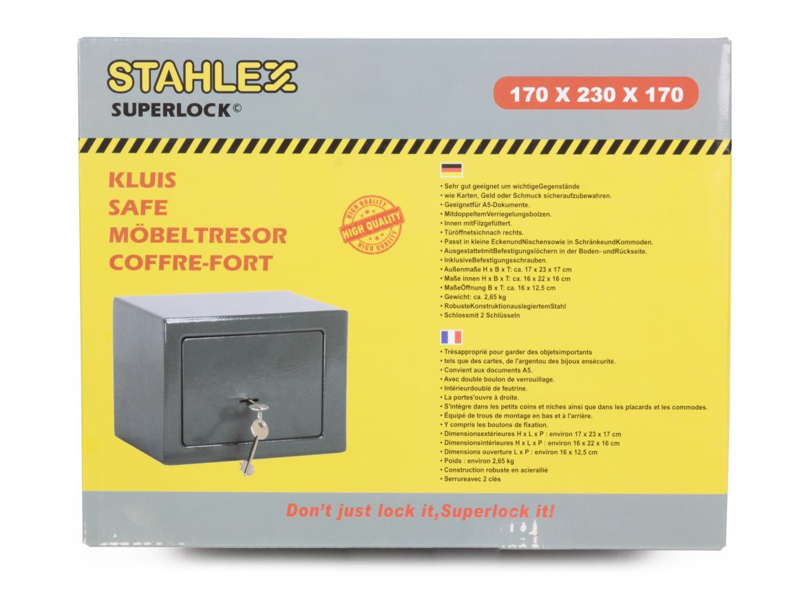 Safe mechanical 230 x 170 x 170 mm