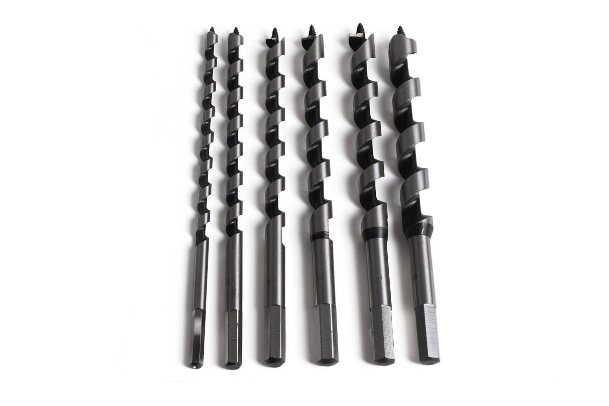 Boorset 6 dlg slangenboor 230 mm