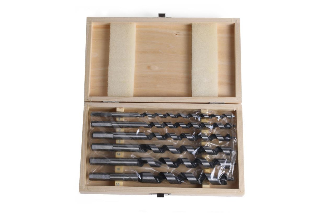 Boorset 6 dlg slangenboor 230 mm