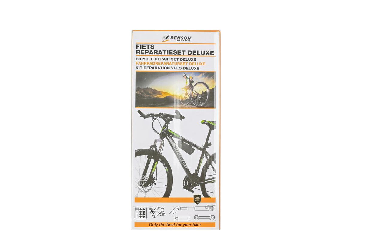 Bicycle repair set in bag