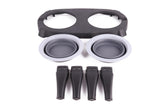 Pet food bowls foldable in holder