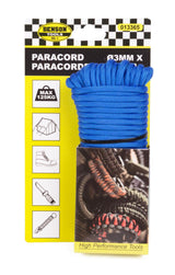 Paracord 3 mm x 15 m blue