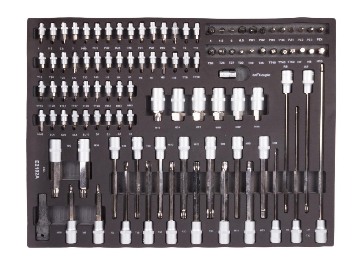 Tool trolley 7 drawers 250 pcs