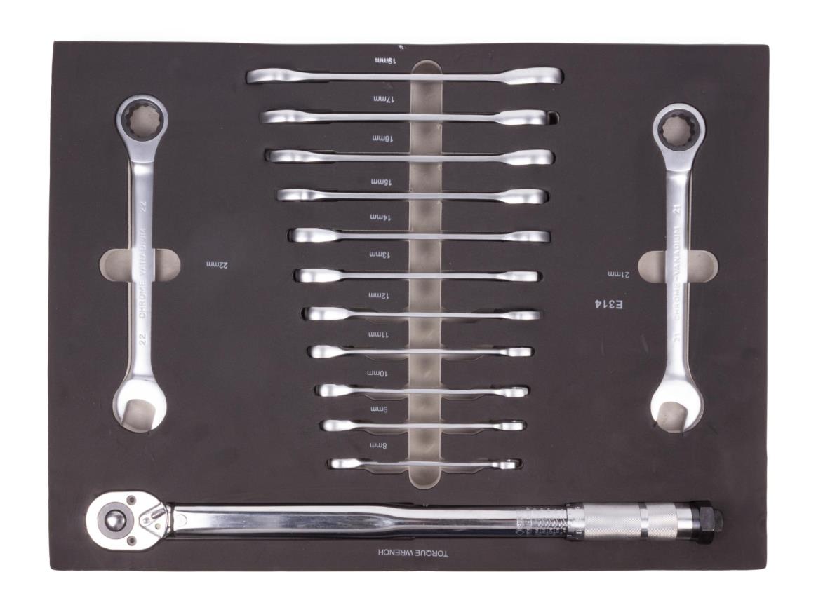 Tool trolley 7 drawers 250 pcs