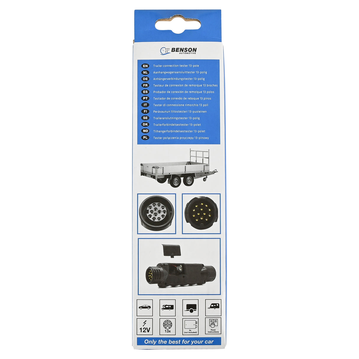 Trailer connection tester 13-pole