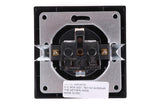 Stopcontact RA inbouw met USB-A/C zwart