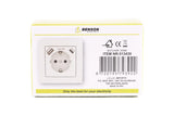 Stopcontact RA inbouw met USB-A/C wit