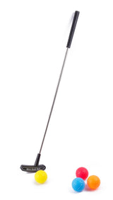 Golfset putter + 4 ballen