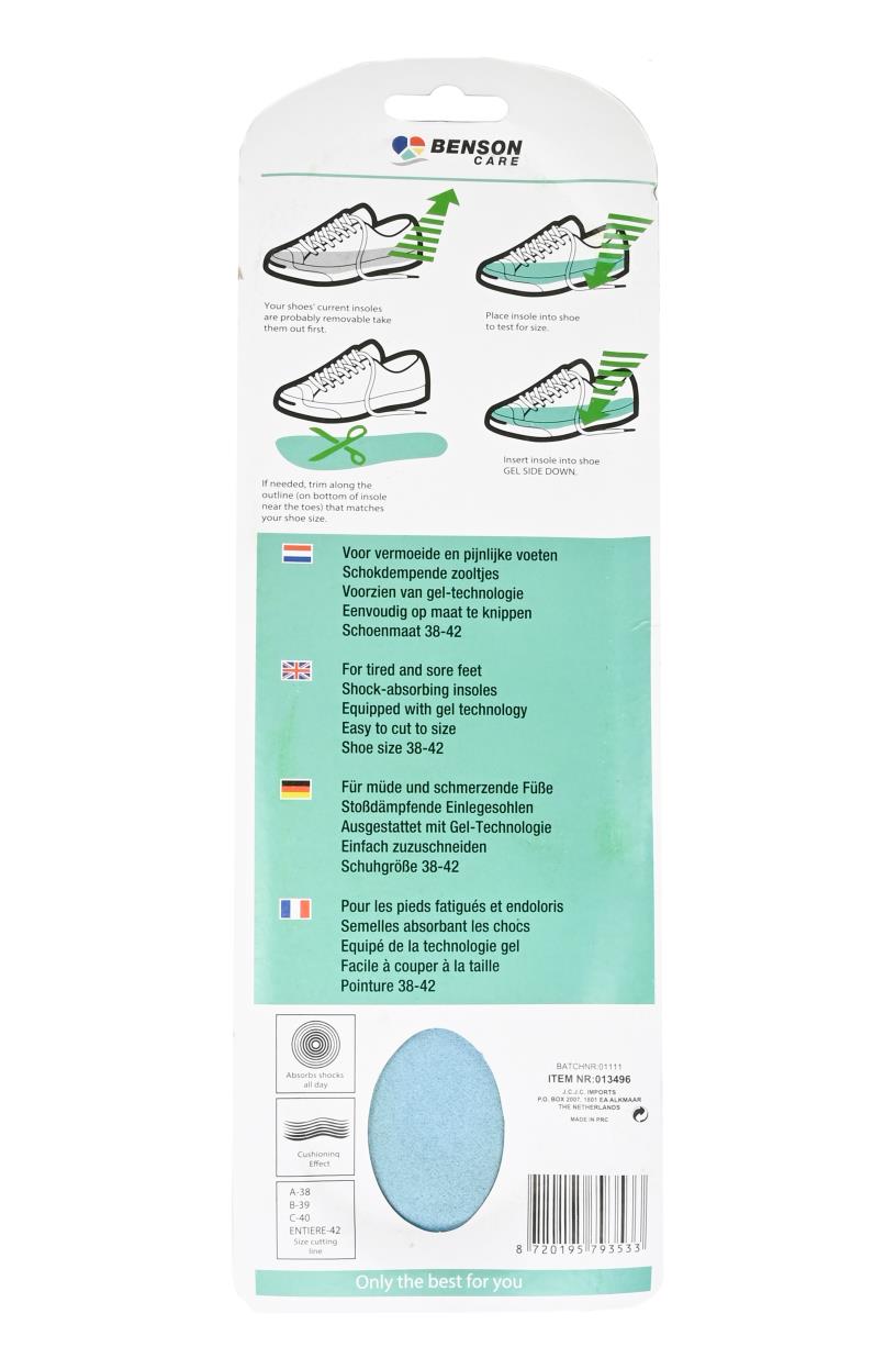 Semelle gel 38-42