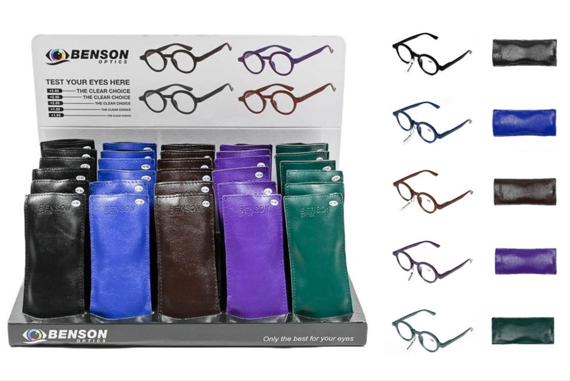 Lesebrille Rome + Etui Mix Display