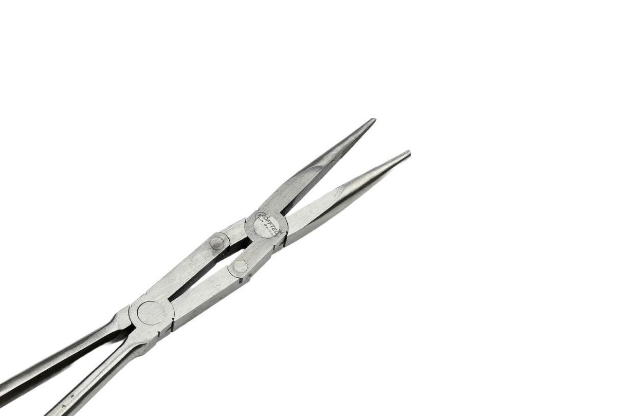 Long nose pliers double joint straight 330 mm 13"