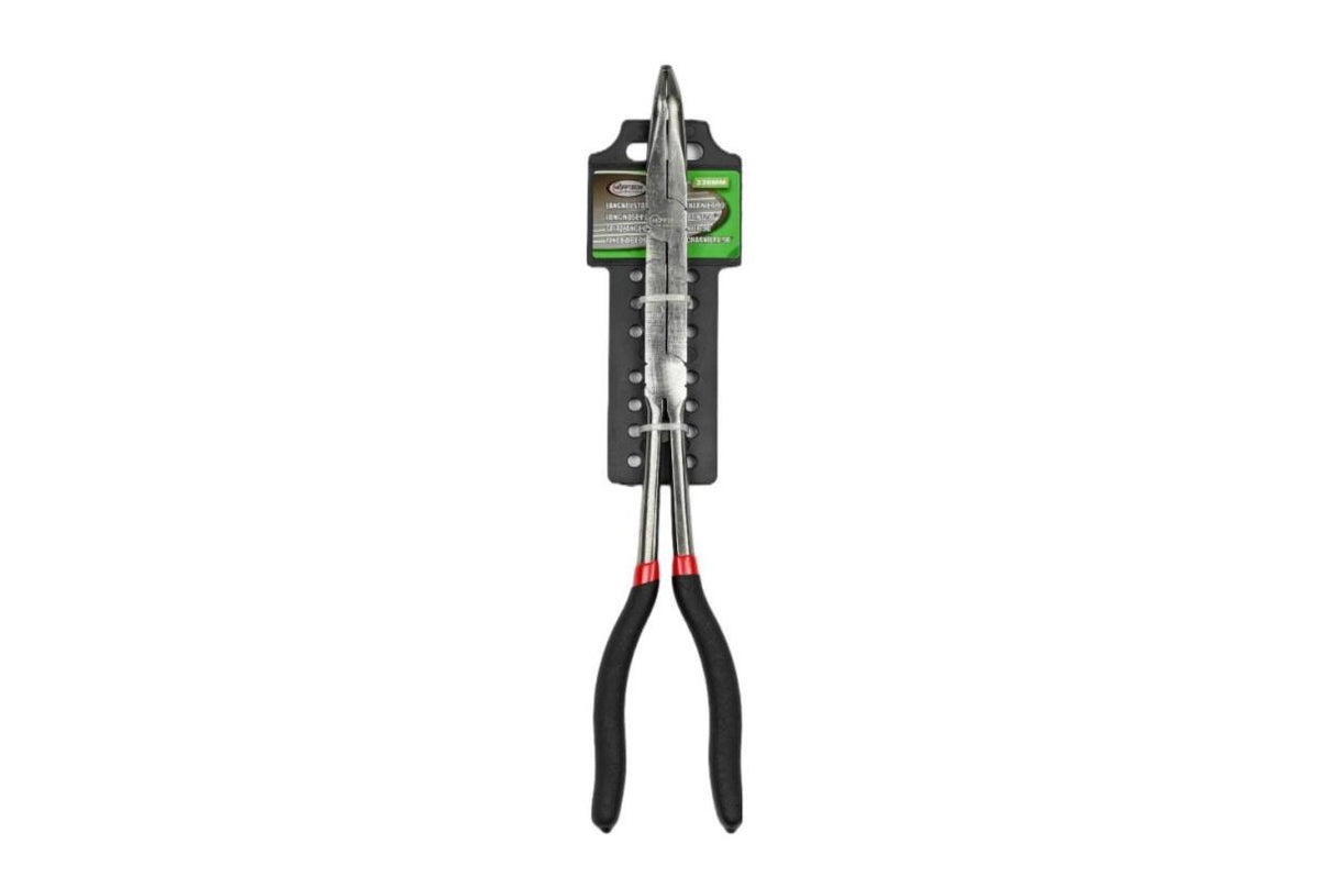 Long nose pliers double joint 90° 330 mm 13"
