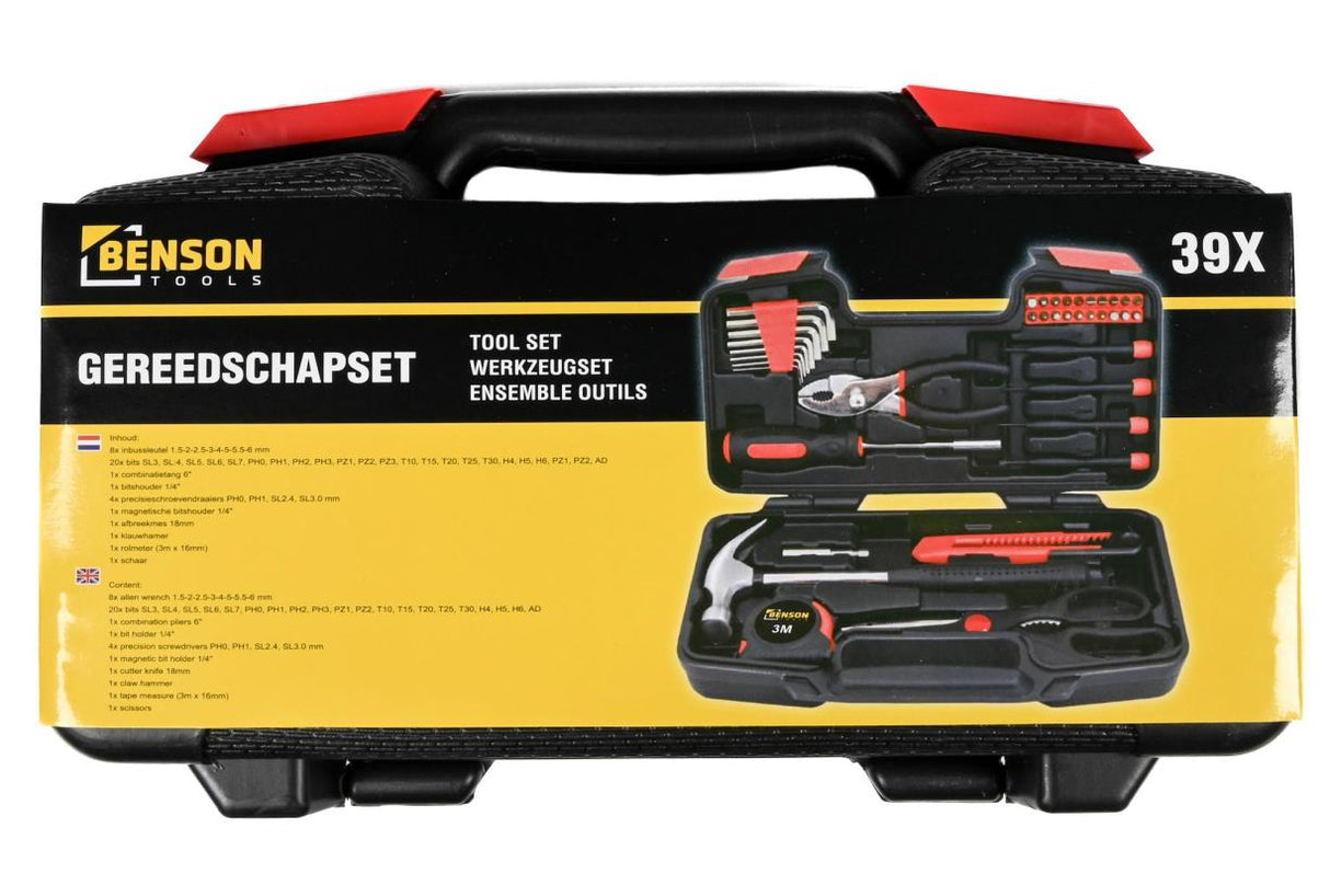 Tool set 39 pcs in case