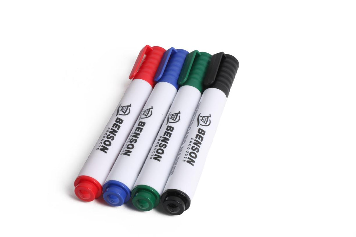 Marquers tableau blanc 4 pcs couleurs