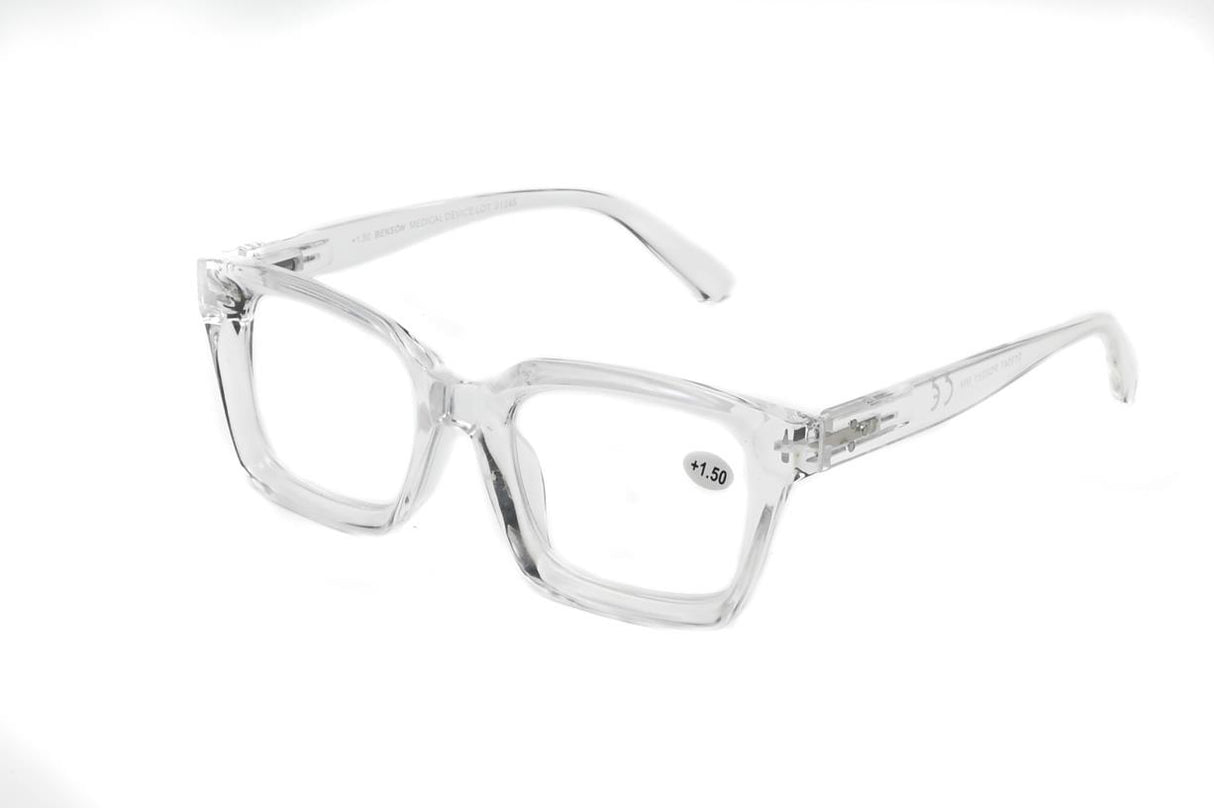 Lesebrille Bogota transparent display