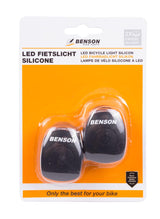 Lumière vélo LED 2 pcs silicone noir