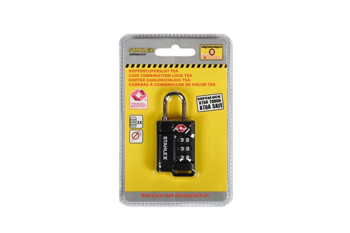 Case combination lock tsa