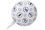 Fietsbel ding-dong 80 mm holland blauw
