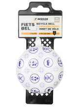Fietsbel ding-dong 80 mm holland blauw